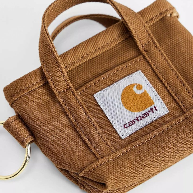 CARHARTT MINI TOTE BAG KEYCHAIN