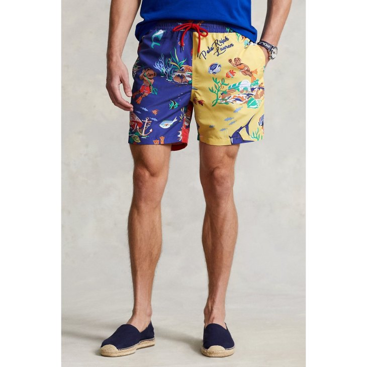 POLO RALPH LAUREN 14.6-CM TRAVELLER BEAR SWIMMING TRUNK