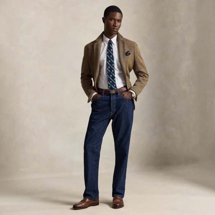 POLO RALPH LAUREN CUSTOM FIT STRIPED OXFORD SHIRT