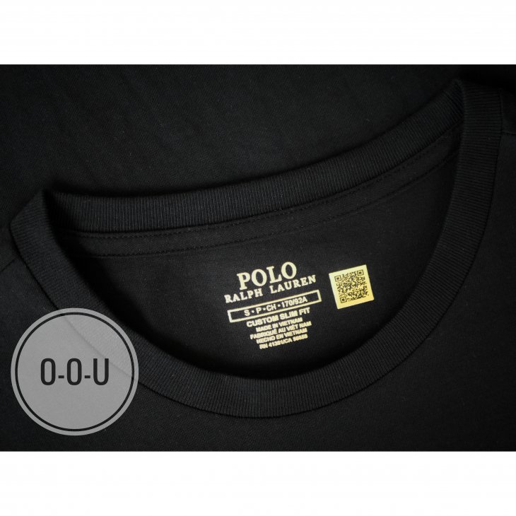 POLO RALPH LAUREN CUSTOM SLIM FIT JERSEY CREWNECK T-SHIRT
