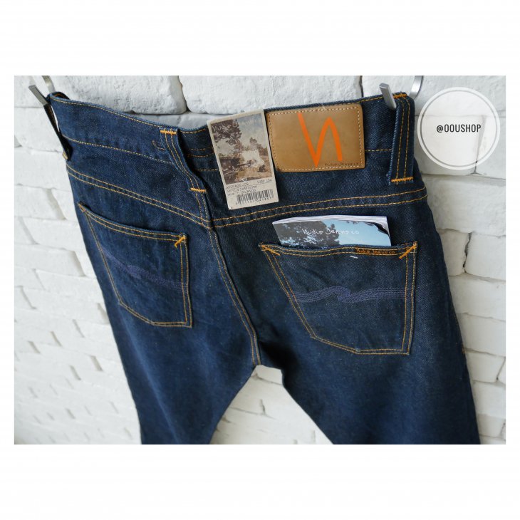 NUDIE JEANS AVERAGE JOE RECYCLE DARK WORN