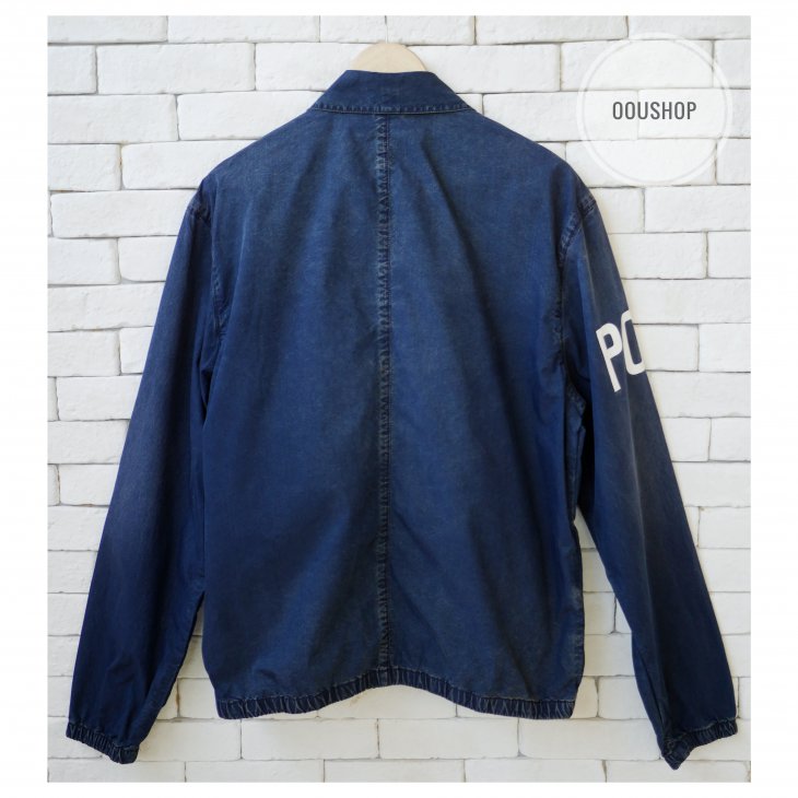 POLO RALPH LAUREN INDIGO STADIUM DENIM JACKET