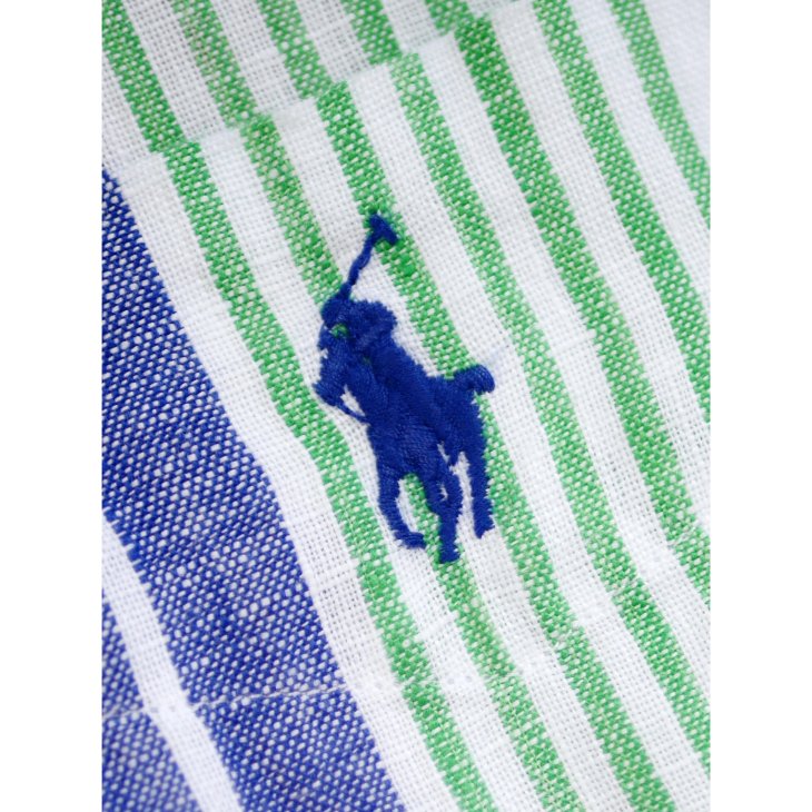 POLO RALPH LAUREN CLASSIC FIT PRINT LINEN CAMP SHIRT