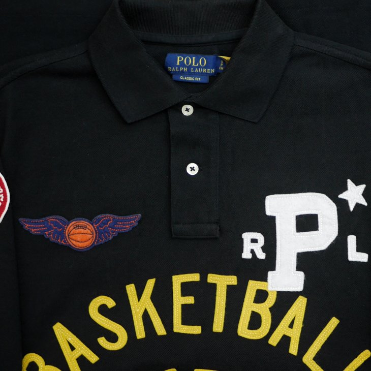 POLO RALPH LAUREN CLASSIC FIT MESH GRAPHIC POLO SHIRT