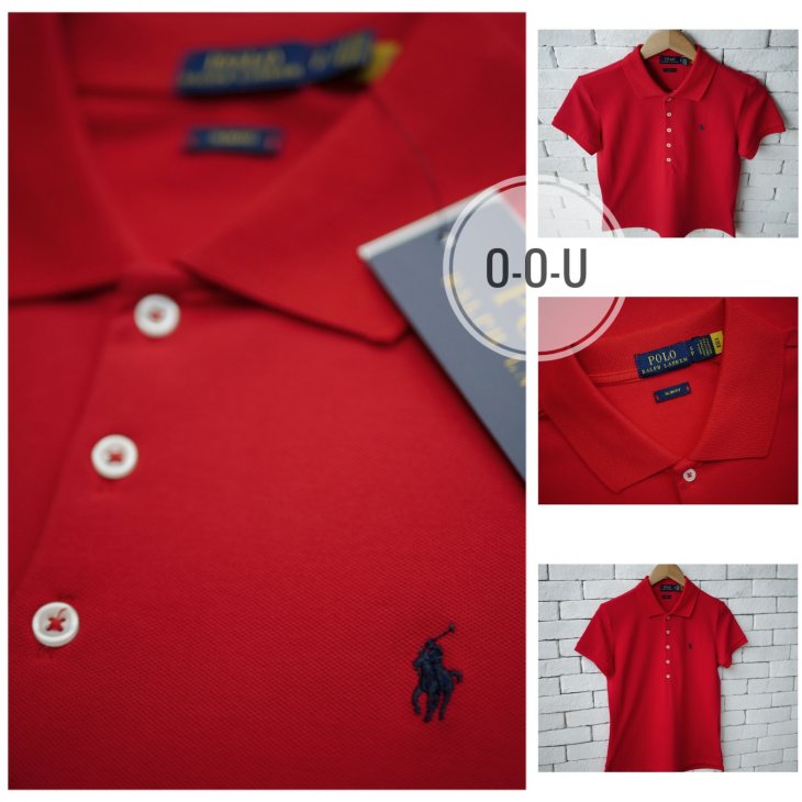 POLO RALPH LAUREN WOMEN SLIM FIT STRETCH POLO SHIRT
