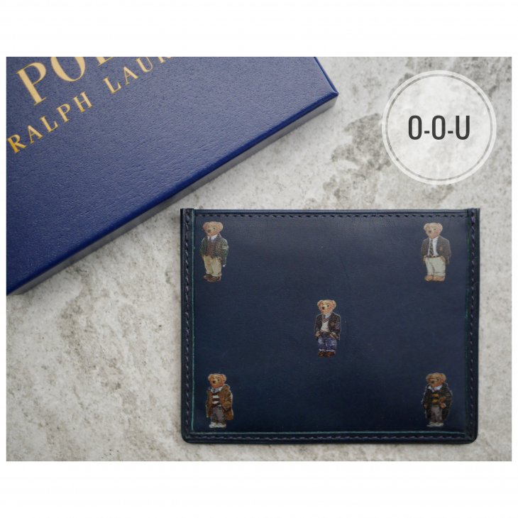 POLO RALPH LAUREN POLO BEAR LEATHER CARD CASE
