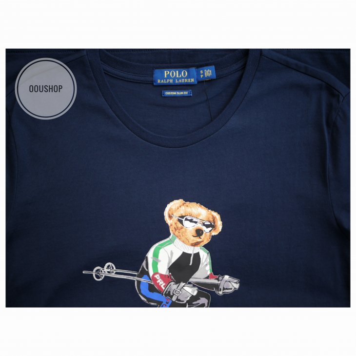 POLO RALPH LAUREN CUSTOM SLIM FIT SKI BEAR T-SHIRT