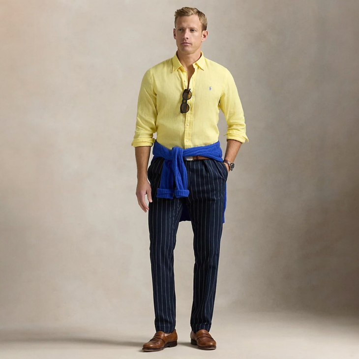 POLO RALPH LAUREN CLASSIC FIT LINEN SHIRT