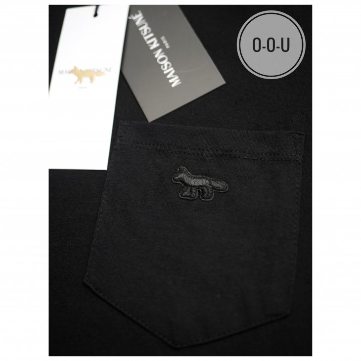 MAISON KITSUNE TONAL FOX PATCH POCKET CLASSIC T-SHIRT