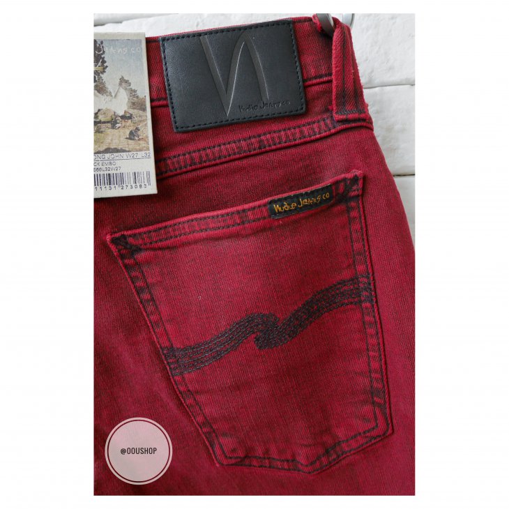 NUDIE JEANS TIGHT LONG JOHN ORG BLACK EMBO