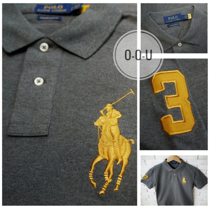 POLO RALPH LAUREN CUSTOM SLIM FIT BIG PONY POLO SHIRT
