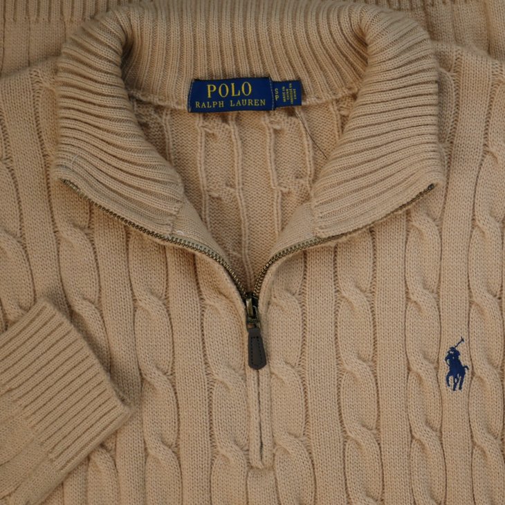 POLO RALPH LAUREN CABLE-KNIT WOOL-CASHMERE JUMPER