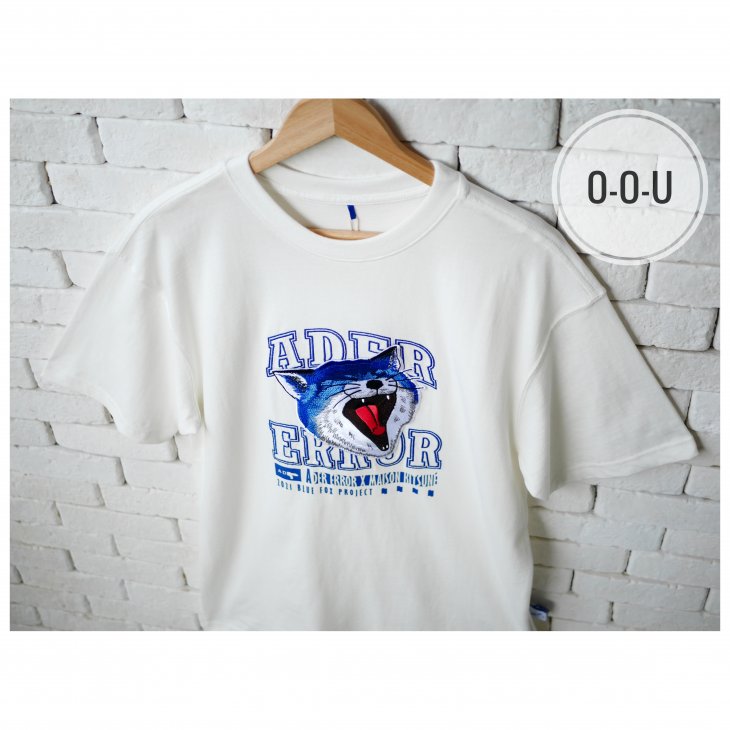 MAISON KITSUNÉ X ADER ERROR YAWN FOX T-SHIRT