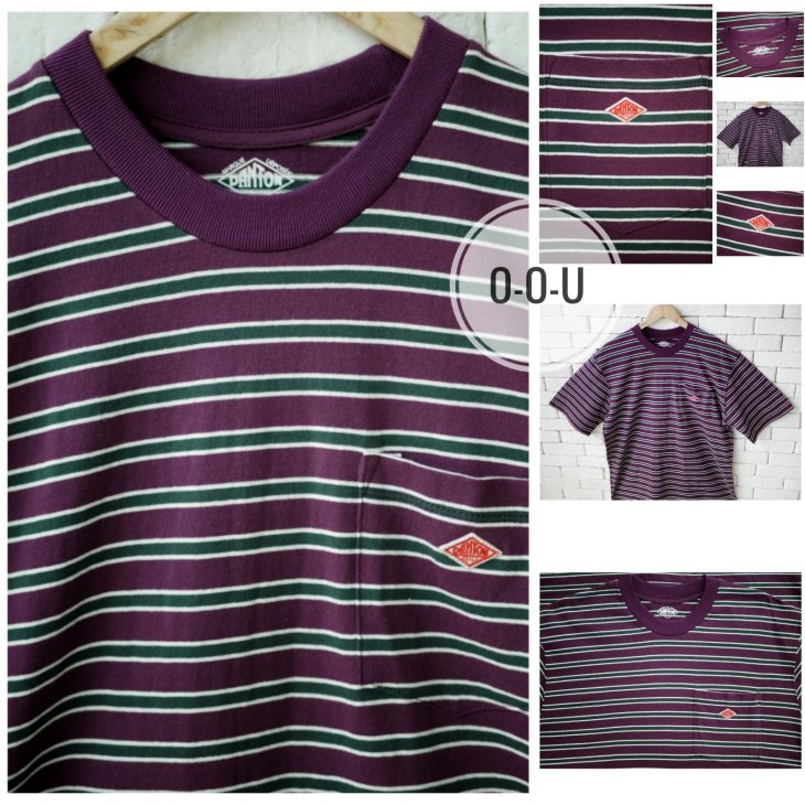 DANTON STRIPE POCKET TEE