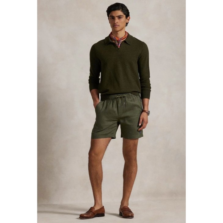 POLO RALPH LAUREN 6-INCH POLO PREPSTER LINEN SHORT