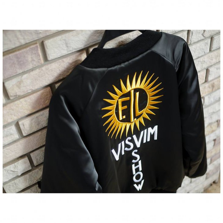VisVim Embroidered Reversible Satin Souvenir Bomber