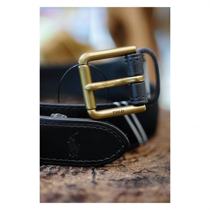POLO RALPH LAUREN FOX-OVERLAY WEBBED BELT