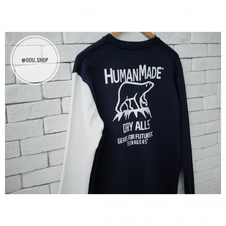 HUMAN MADE TWO TONE LONG-T
