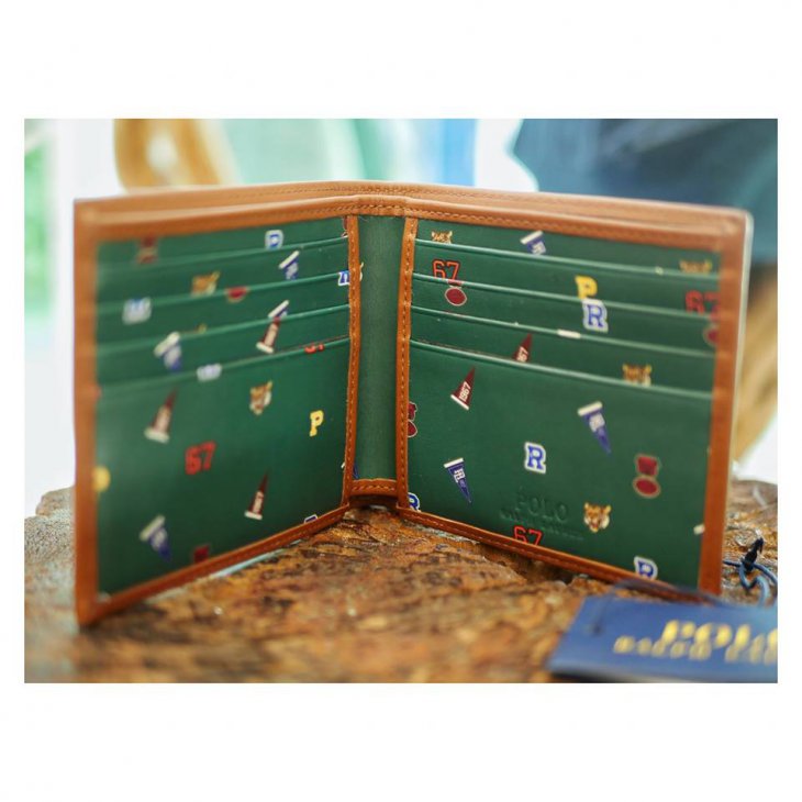 POLO RALPH LAUREN LEATHER BILLFOLD