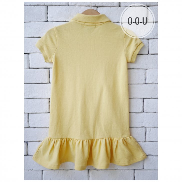 POLO RALPH LAUREN KIDS COTTON MESH POLO DRESS