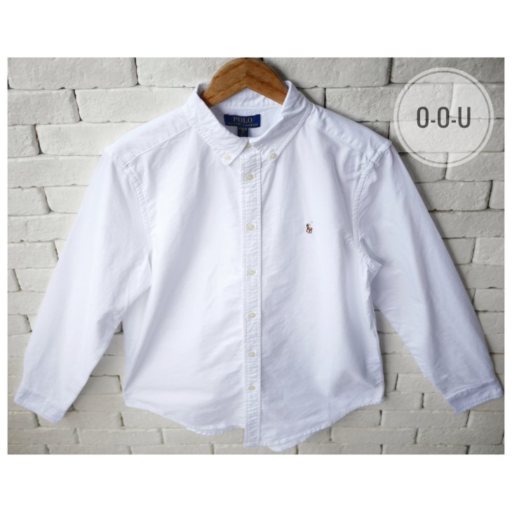 POLO RALPH LAUREN BOYS COTTON OXFORD SHIRT