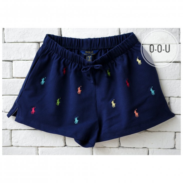 POLO RALPH LAUREN GIRLS POLO PONY STRETCH MESH SHORT