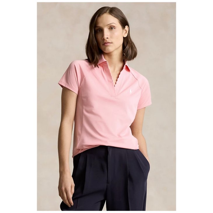 POLO RALPH LAUREN RLX CUSTOM FIT MESH POLO SHIRT