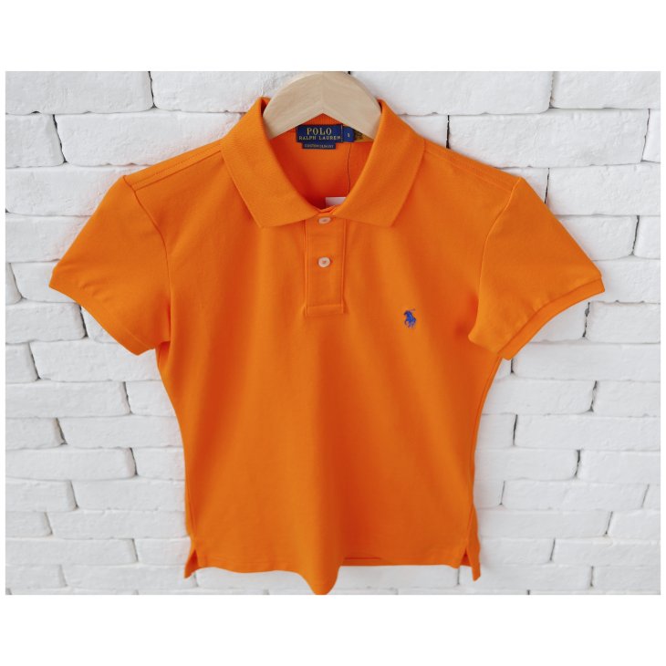 POLO RALPH LAUREN WOMEN CUSTOM SLIM FIT POLO SHIRT