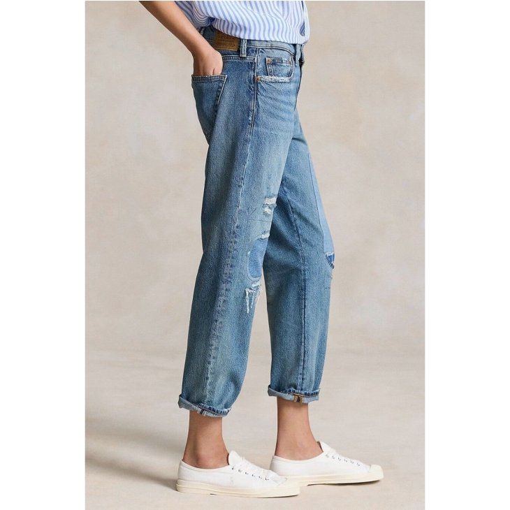 POLO RALPH LAUREN WOMEN RELAXED TAPERED JEAN