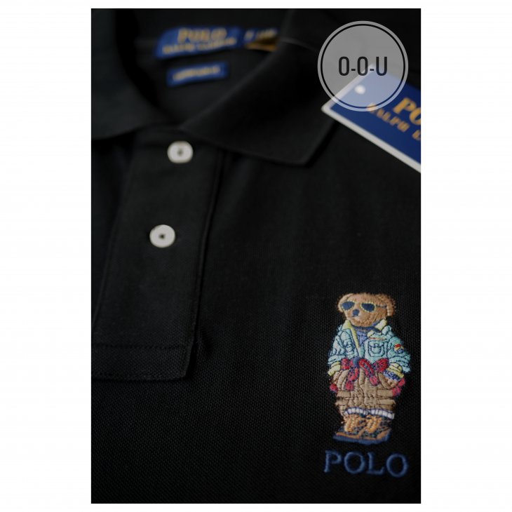POLO RALPH LAUREN CUSTOM SLIM FIT POLO BEAR POLO SHIRT