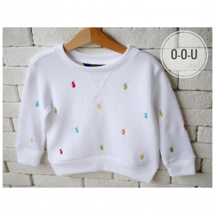 POLO RALPH LAUREN KIDS POLO PONY FLEECE SWEATSHIRT