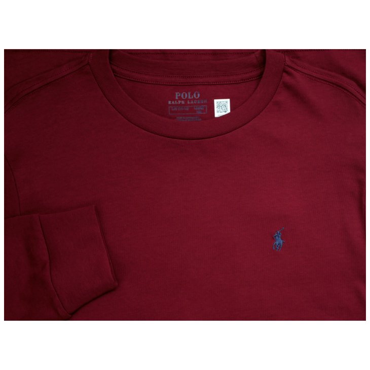 POLO RALPH LAUREN BOYS COTTON JERSEY LONG SLEEVE TEE