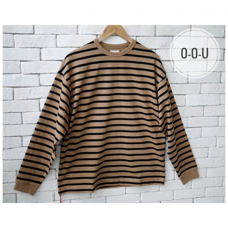 BEAMS JAPAN STRIPED LONG SLEEVE TEE