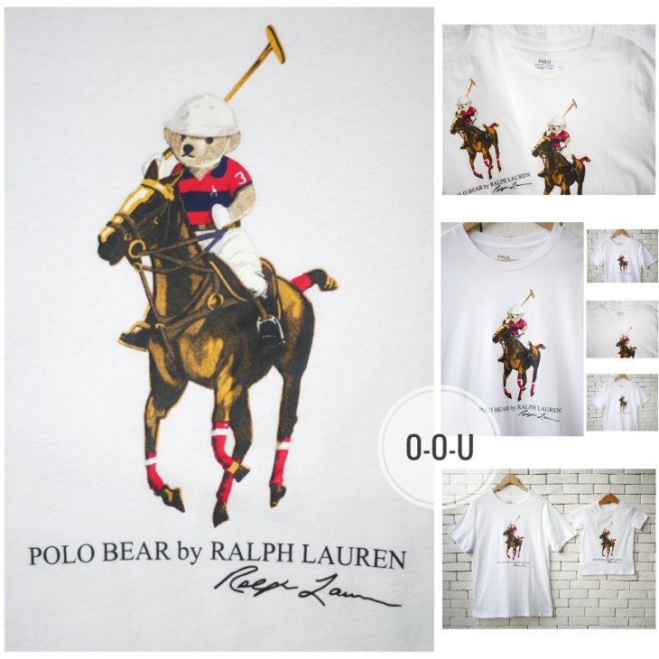 POLO RALPH LAUREN BOYS POLO BEAR & BIG PONY COTTON T-SHIRT