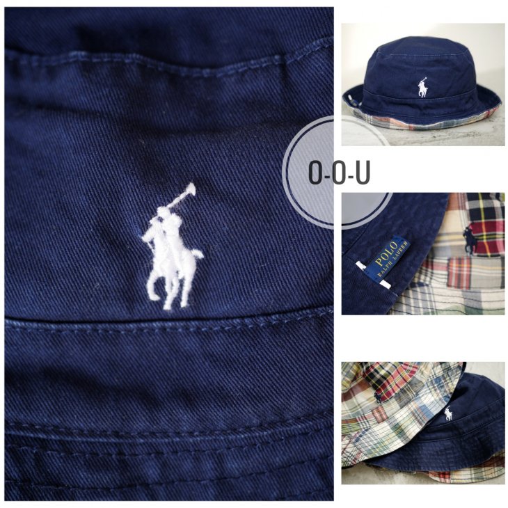 POLO RALPH LAUREN REVERSIBLE MADRAS BUCKET HAT