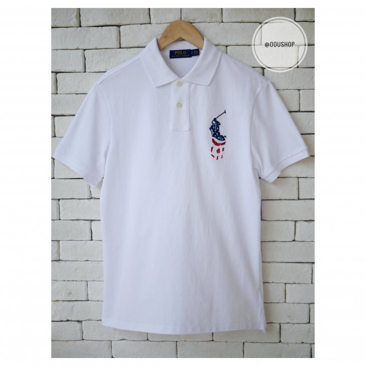 POLO RALPH LAUREN CUSTOM SLIM FIT MESH POLO