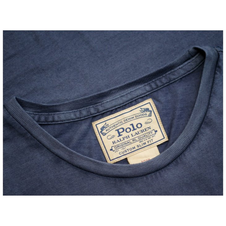POLO RALPH LAUREN CUSTOM SLIM FIT JERSEY POCKET T-SHIRT