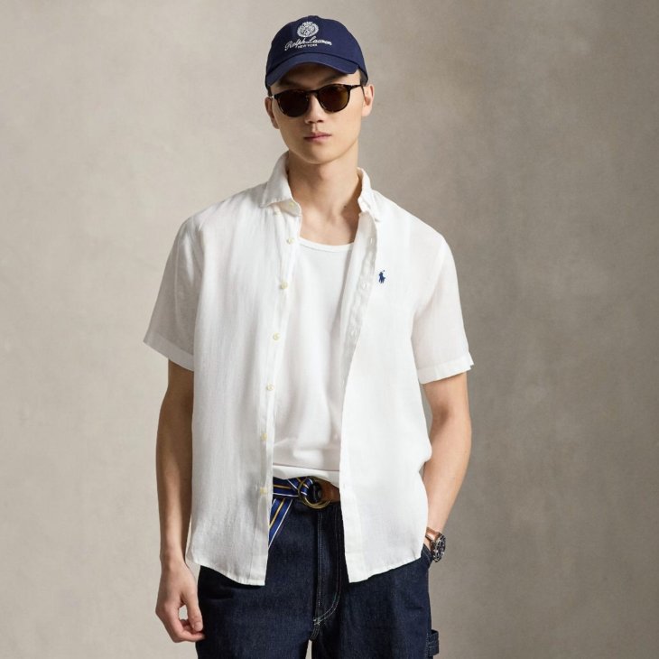 POLO RALPH LAUREN CLASSIC FIT LINEN SHIRT