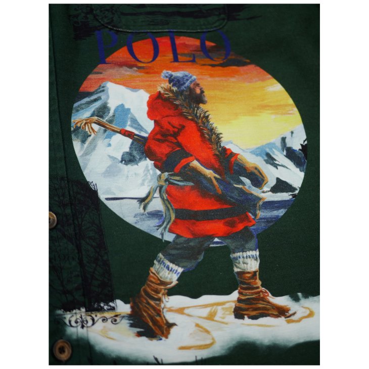 ️POLO RALPH LAUREN CLASSIC FIT CHAMOIS GRAPHIC WORKSHIRT