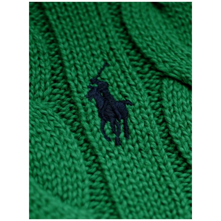 POLO RALPH LAUREN CABLE KNIT COTTON SWEATER