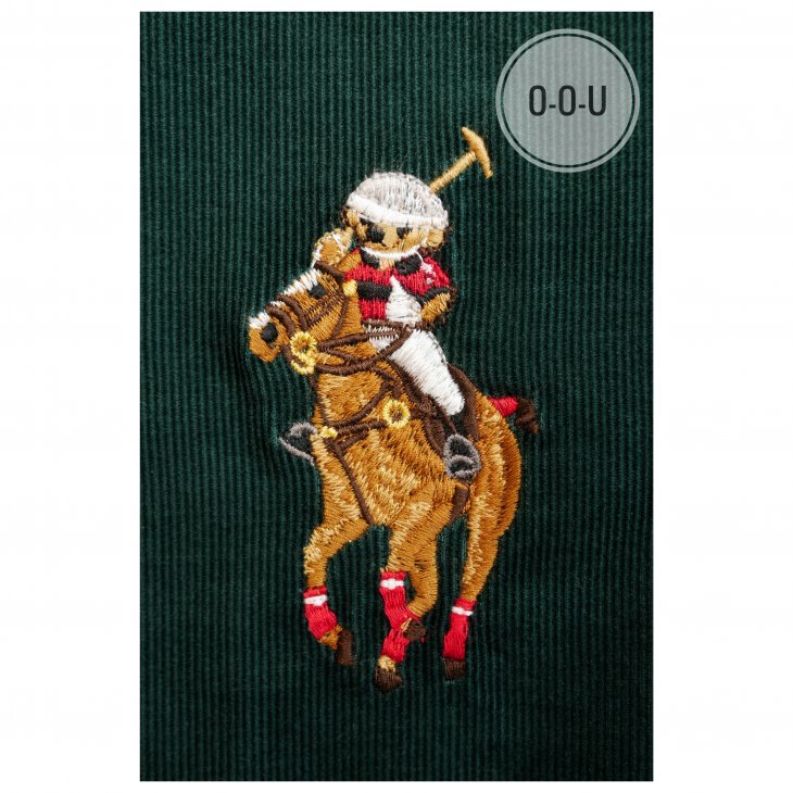 POLO RALPH LAUREN CUSTOM FIT POLO BEAR CORDUROY SHIRT