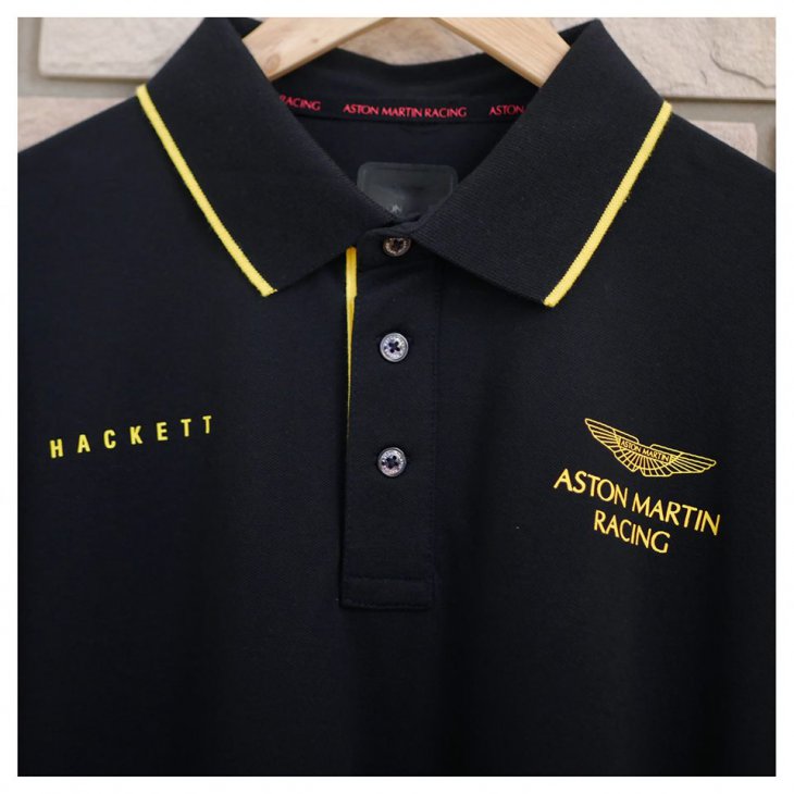 HACKETT ASTON MARTIN RACING SHORT SLEEVED POLO SHIRT