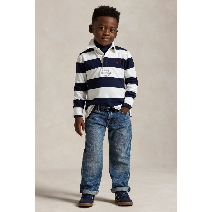 POLO RALPH LAUREN KIDS THE ICONIC RUGBY SHIRT