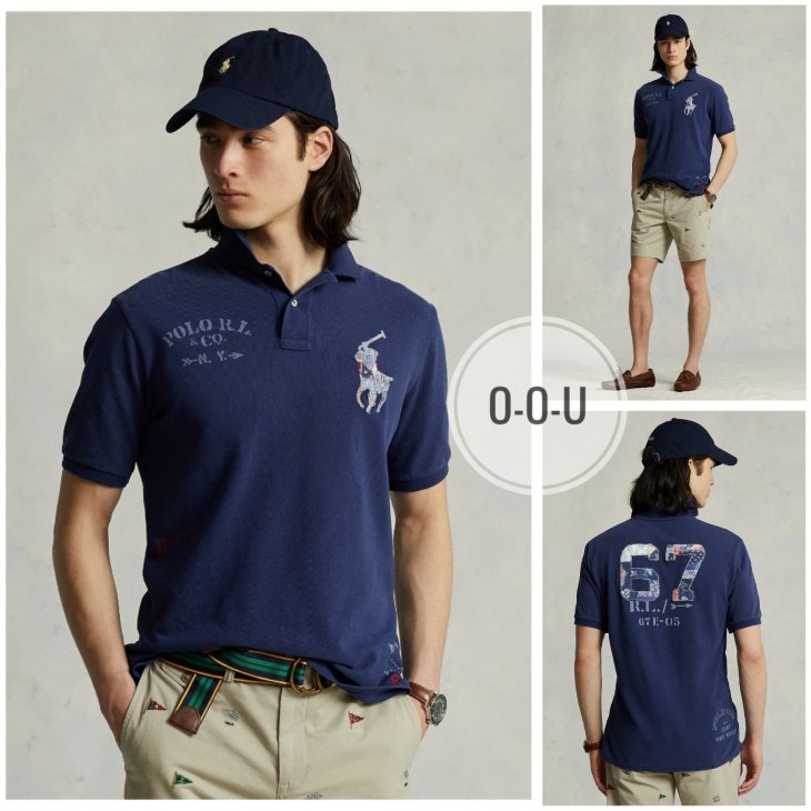 POLO RALPH LAUREN CLASSIC FIT BIG PONY MESH POLO SHIRT