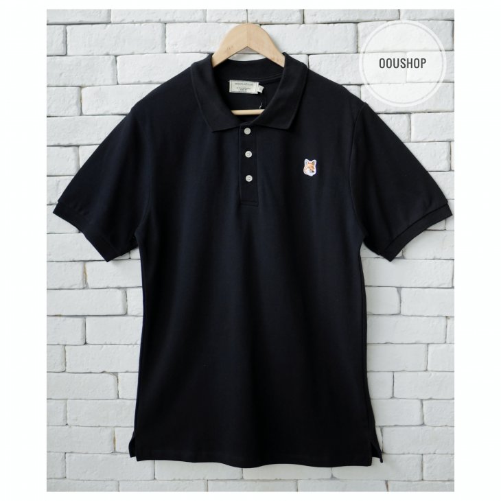 MAISON KITSUNE FOX HEAD PATCH CLASSIC POLO