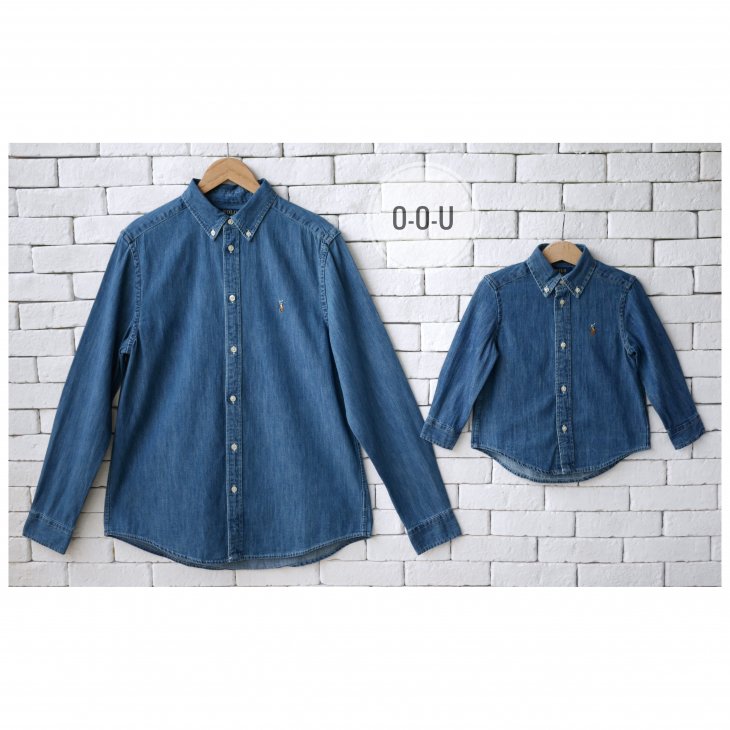 POLO RALPH LAUREN BOYS COTTON DENIM SHIRT