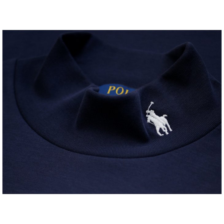 POLO RALPH LAUREN SOFT COTTON MOCKNECK SHIRT
