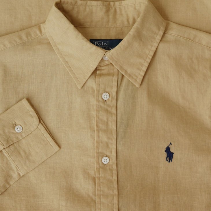 POLO RALPH LAUREN WOMEN CLASSIC FIT LINEN SHIRT