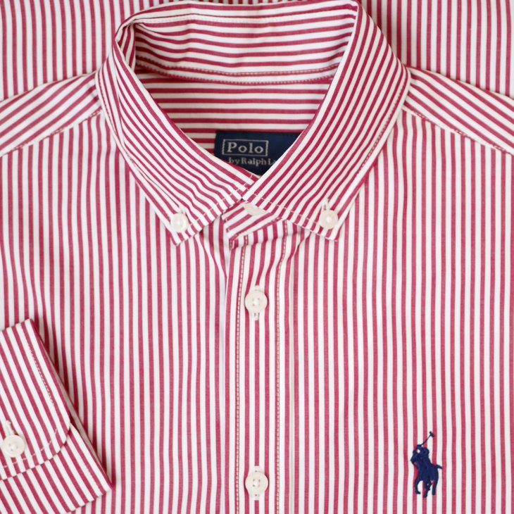 POLO RALPH LAUREN WOMEN SLIM FIT STRIPED COTTON SHIRT