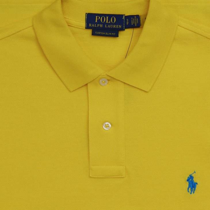 POLO RALPH LAUREN CUSTOM SLIM FIT POLO SHIRT